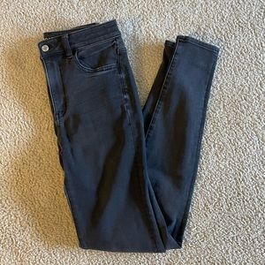 Black America Eagle Skinny Jeans X-LONG